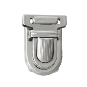 Sexy Sparkles Jewelry Purse Handbag Lock Silver Tone 33mm X 25mm [Kitchen]