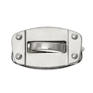 Sexy Sparkles Jewelry Purse Handbag Turn Lock Silver Tone 47mm X 28mm [Kitchen]
