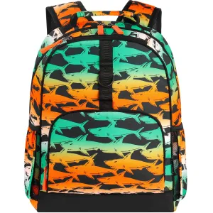 Shark Gradient Orange Backpack