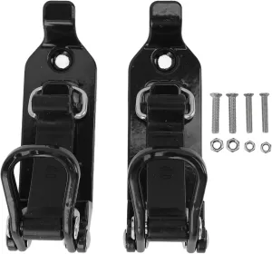 Shovel Mount for Roof Rack, Roof Rack Shovel Mount, Metal Rubber Clamp Wall Mounting Kit, Roof Rack Shovel Mount for Car Truck Boats (Black)