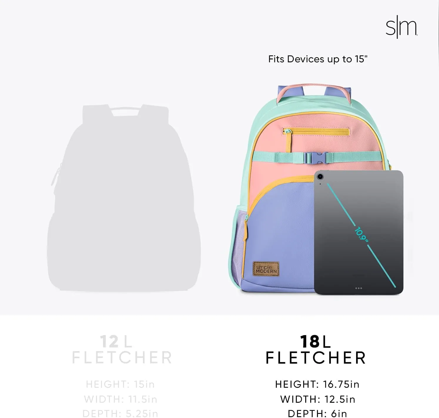 Simple Modern Large Nickelodeon Viacom Kids Backpack for School Girls and Boys | Elementary Backpack for Teen | Fletcher Collection | Kids - 16" tall | TMNT Turtles Unite