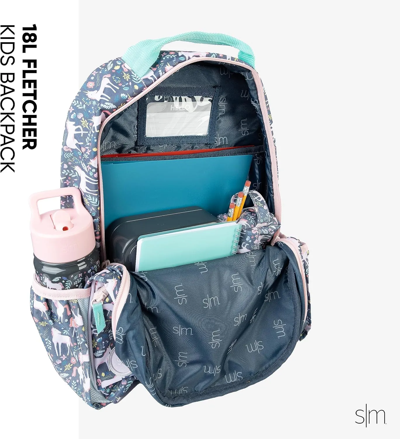 Simple Modern Large Nickelodeon Viacom Kids Backpack for School Girls and Boys | Elementary Backpack for Teen | Fletcher Collection | Kids - 16" tall | TMNT Turtles Unite