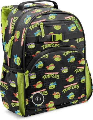 Simple Modern Large Nickelodeon Viacom Kids Backpack for School Girls and Boys | Elementary Backpack for Teen | Fletcher Collection | Kids - 16" tall | TMNT Turtles Unite