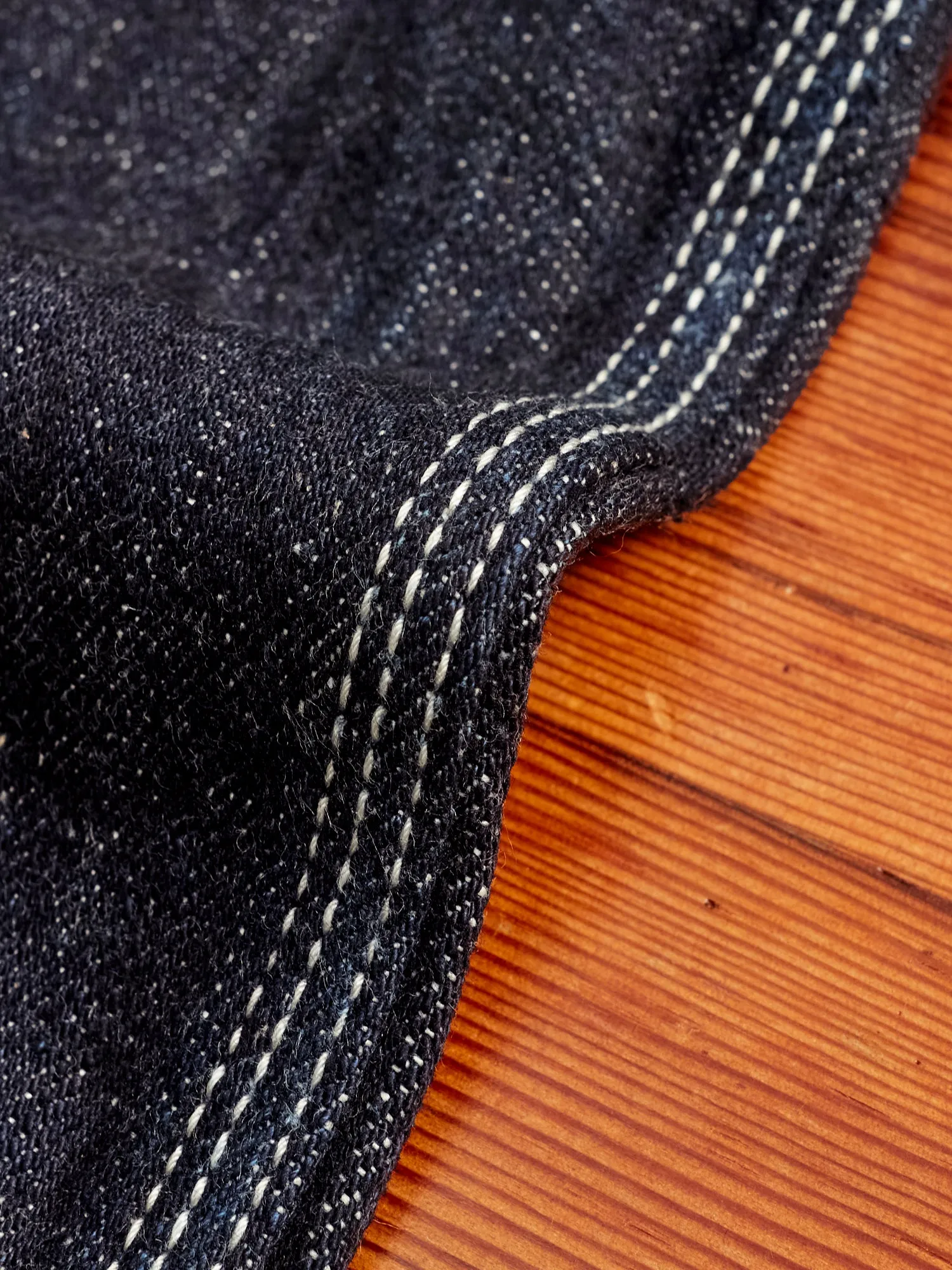 SJ310DX17oz "Zero Bushido" 17oz Selvedge Denim Work Pants - Wide Straight Fit