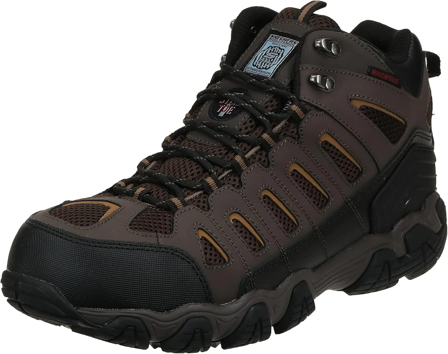 Skechers for Work Blais-EBZ Steel-Toe Hiking Shoe