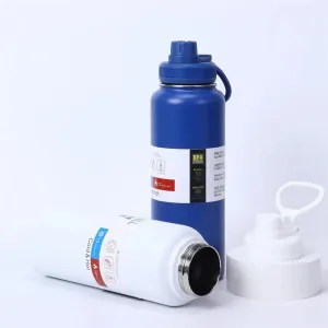 SLATOINDIA Double Lining Stainless Steel Leakproof Vacuum Insulated Bottle (Random Colors)