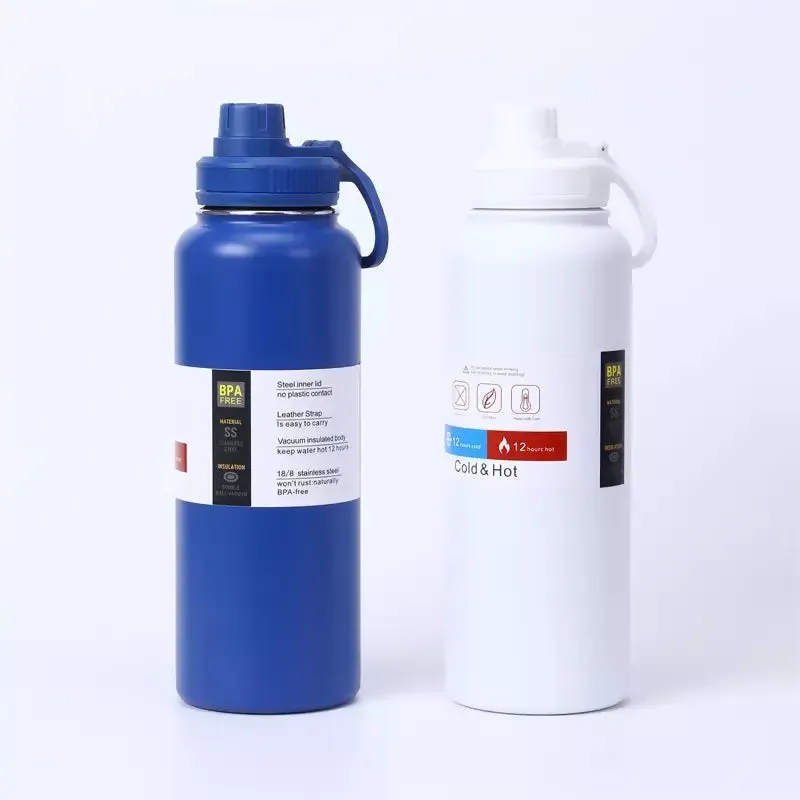 SLATOINDIA Double Lining Stainless Steel Leakproof Vacuum Insulated Bottle (Random Colors)