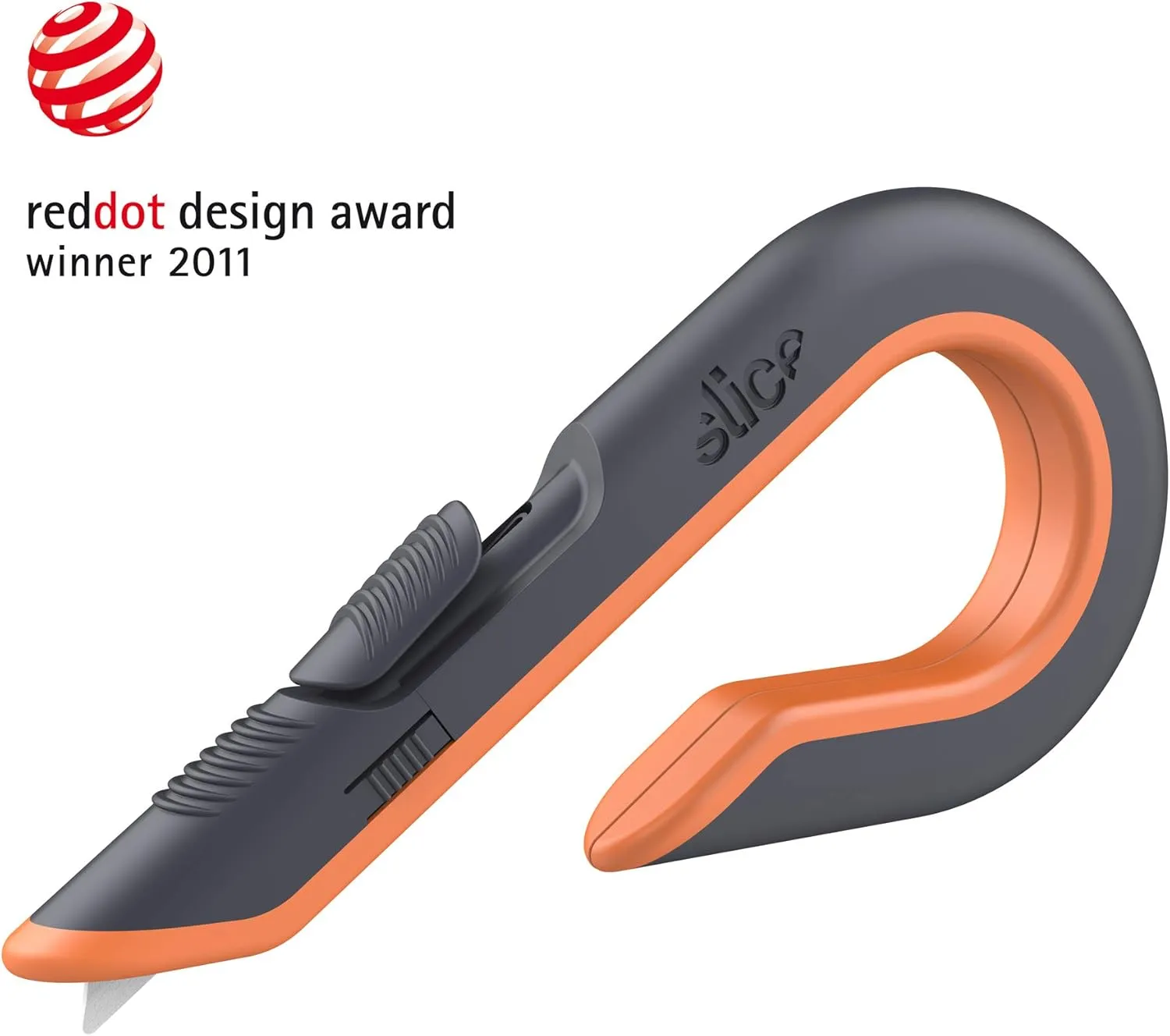 Slice - 10400 Box Cutter, 3 Position Manual Button with Ceramic Blade, Locking blade
