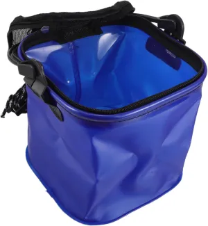 Small Collapsible Water Bucket with Handle Durable Eva Material Perfect for Fishing Camping and Travel