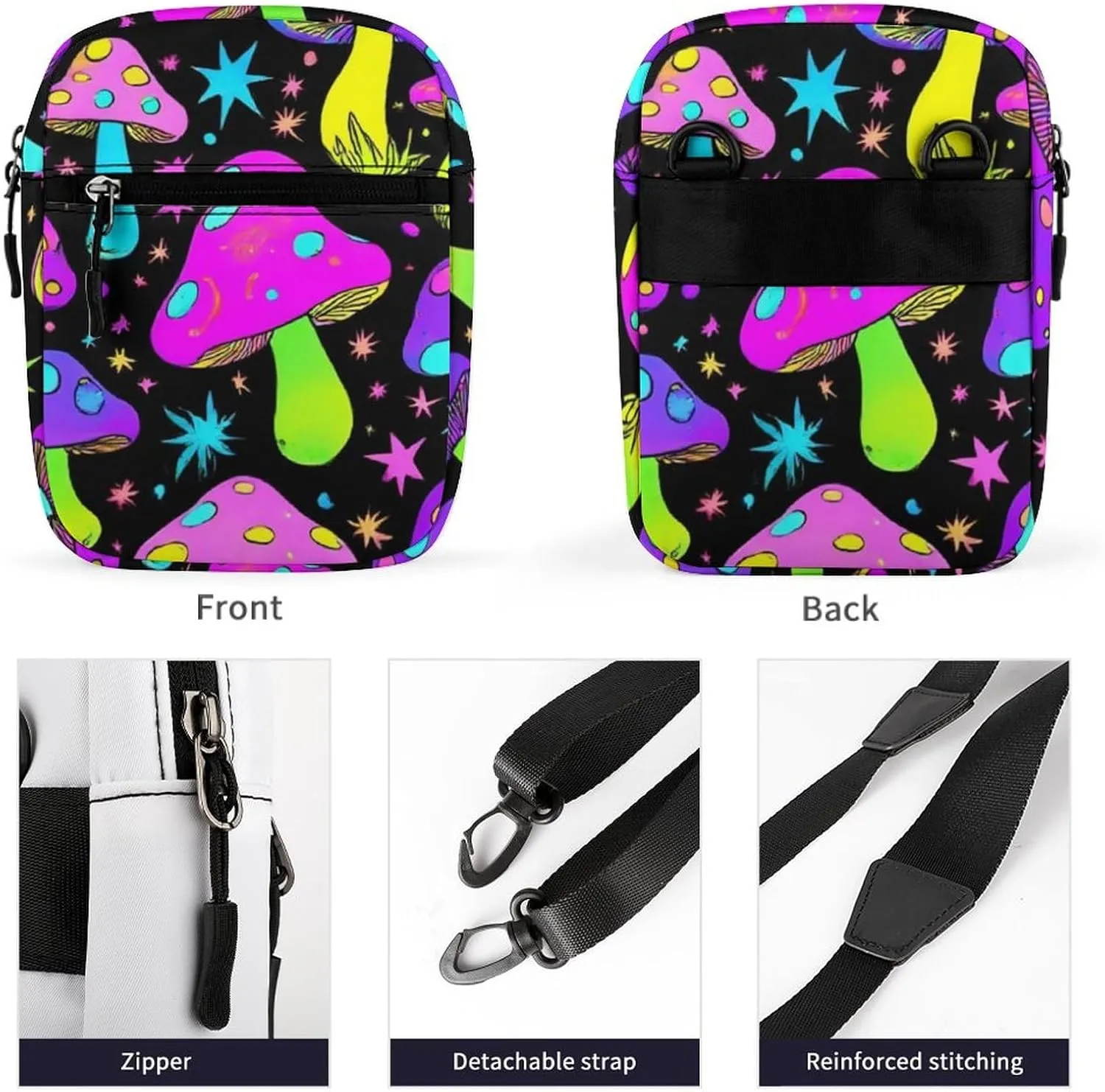 Small Crossbody Bag for Women, Casual Mini Shoulder Pouch Portable Travel Purse Cell Phone Bag