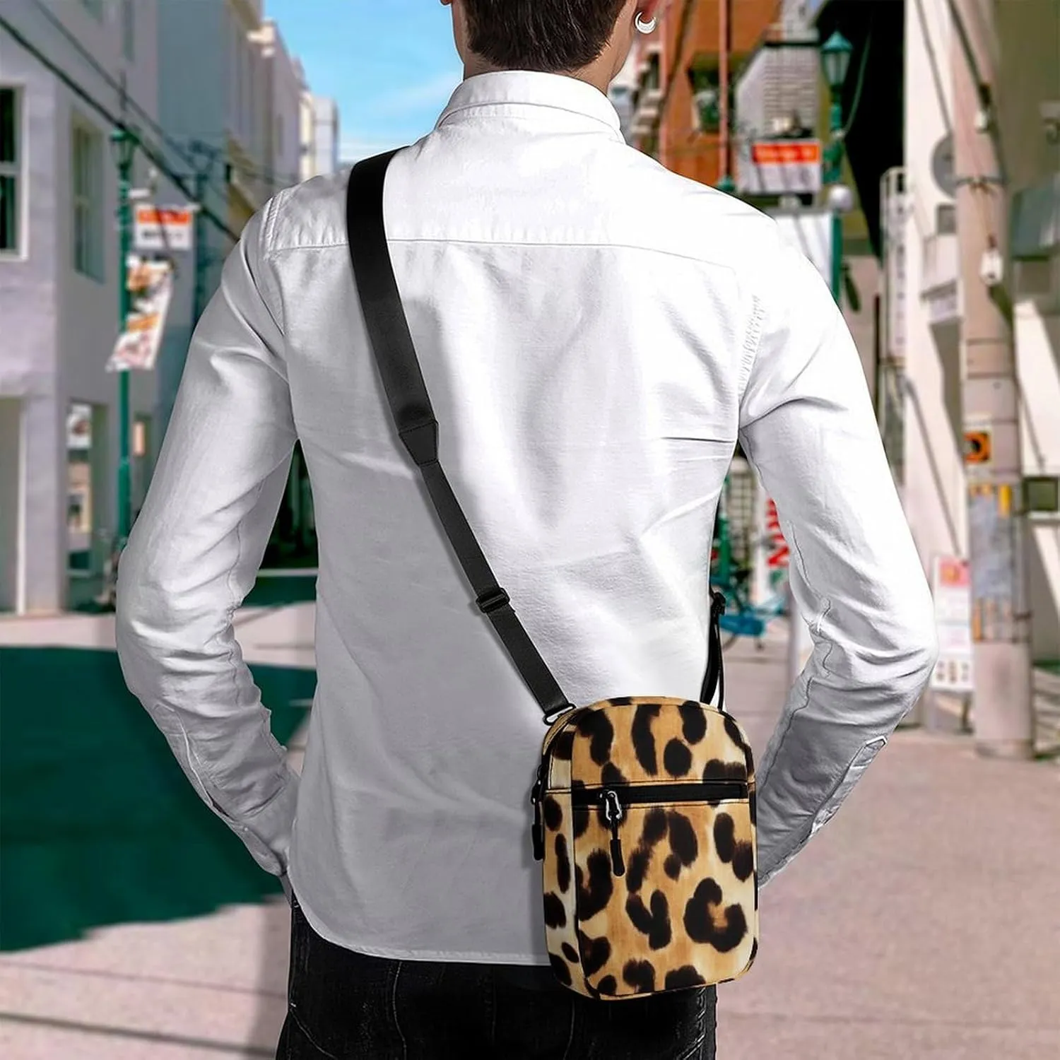 Small Crossbody Bag for Women, Casual Mini Shoulder Pouch Portable Travel Purse Cell Phone Bag