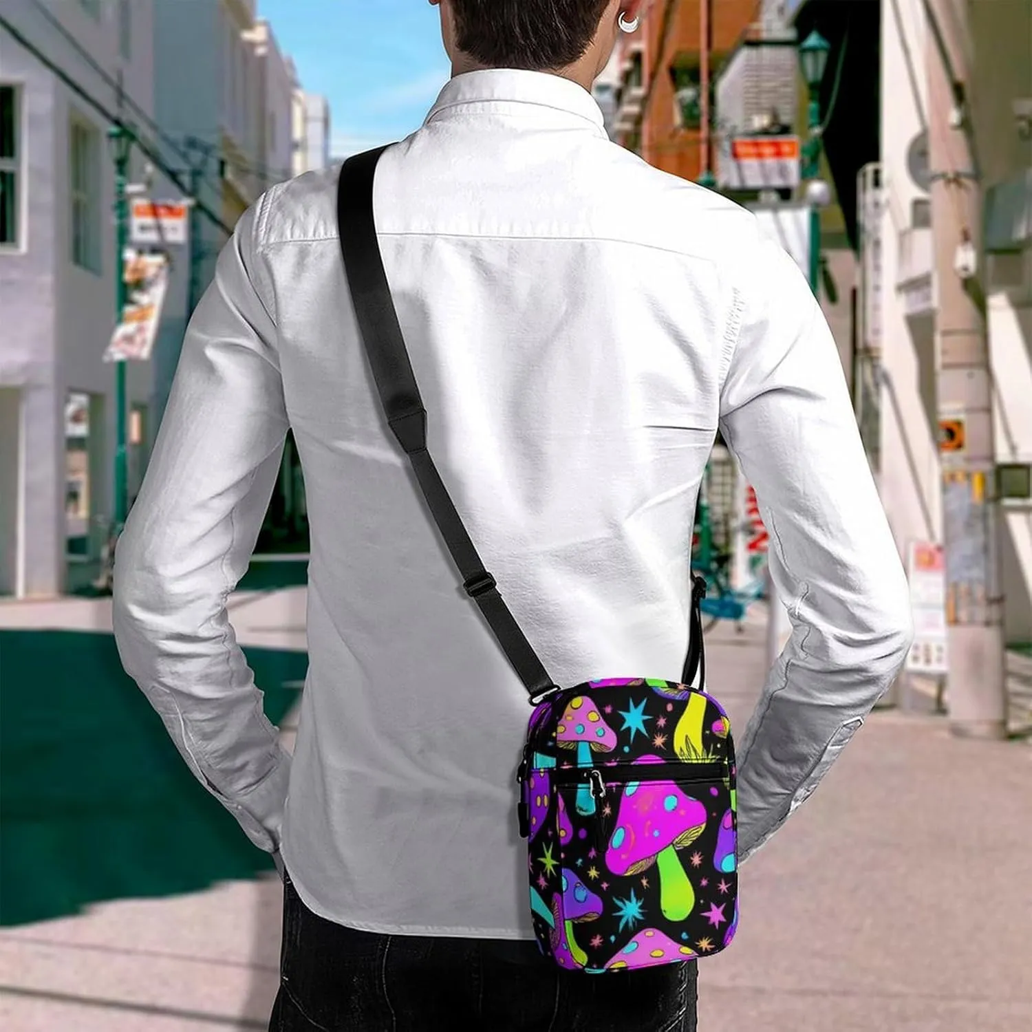 Small Crossbody Bag for Women, Casual Mini Shoulder Pouch Portable Travel Purse Cell Phone Bag