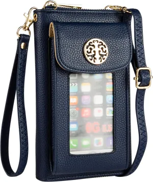 Small Crossbody Purse Cell Phone Wristlet Wallet for Women RFID