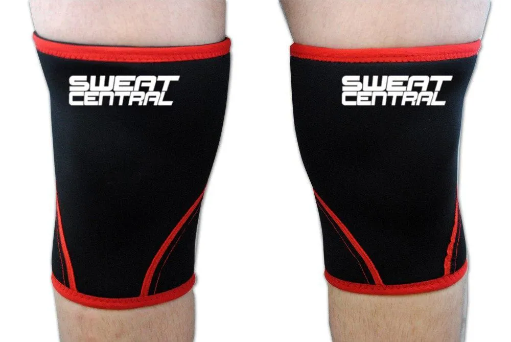 SMALL PAIR KNEE SLEEVES WEIGHTLIFTING POWER LIFTING SUPPORT BRACE POWERLIFTING WEIGHTLIFTING