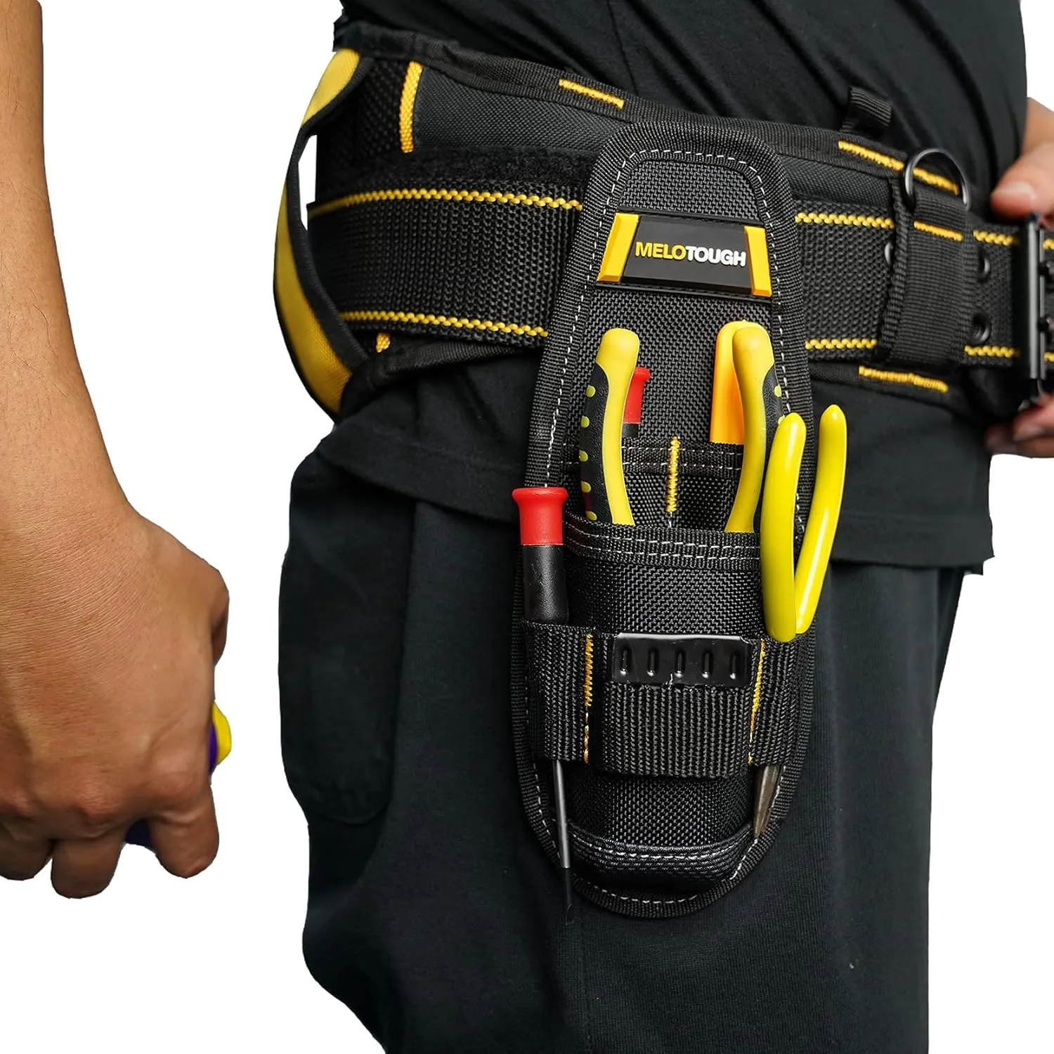 Small Tool Holder, Min Work Organizer Tool Pouch and Knife Holder with Snap Clip
