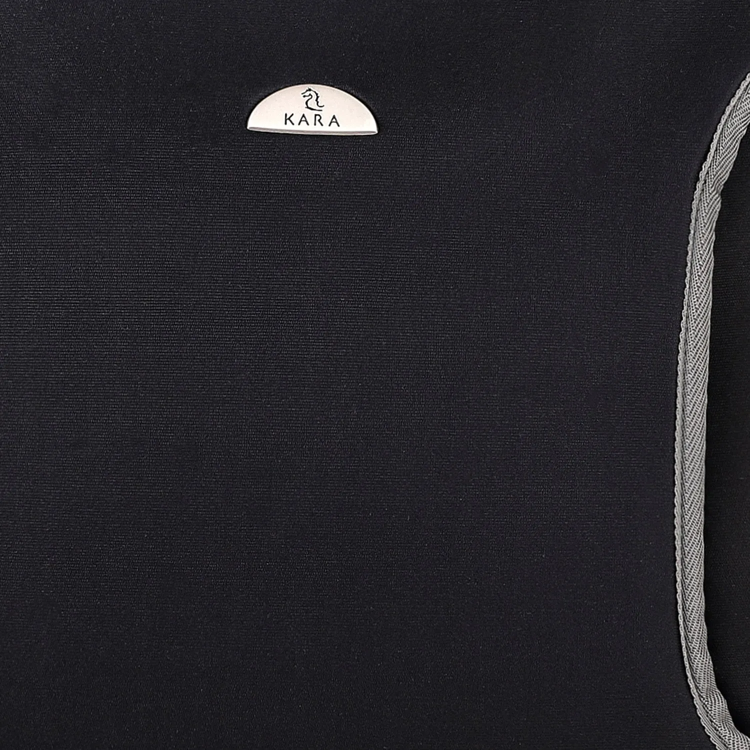 Smart Black Unisex Nylon Laptop Sleeve