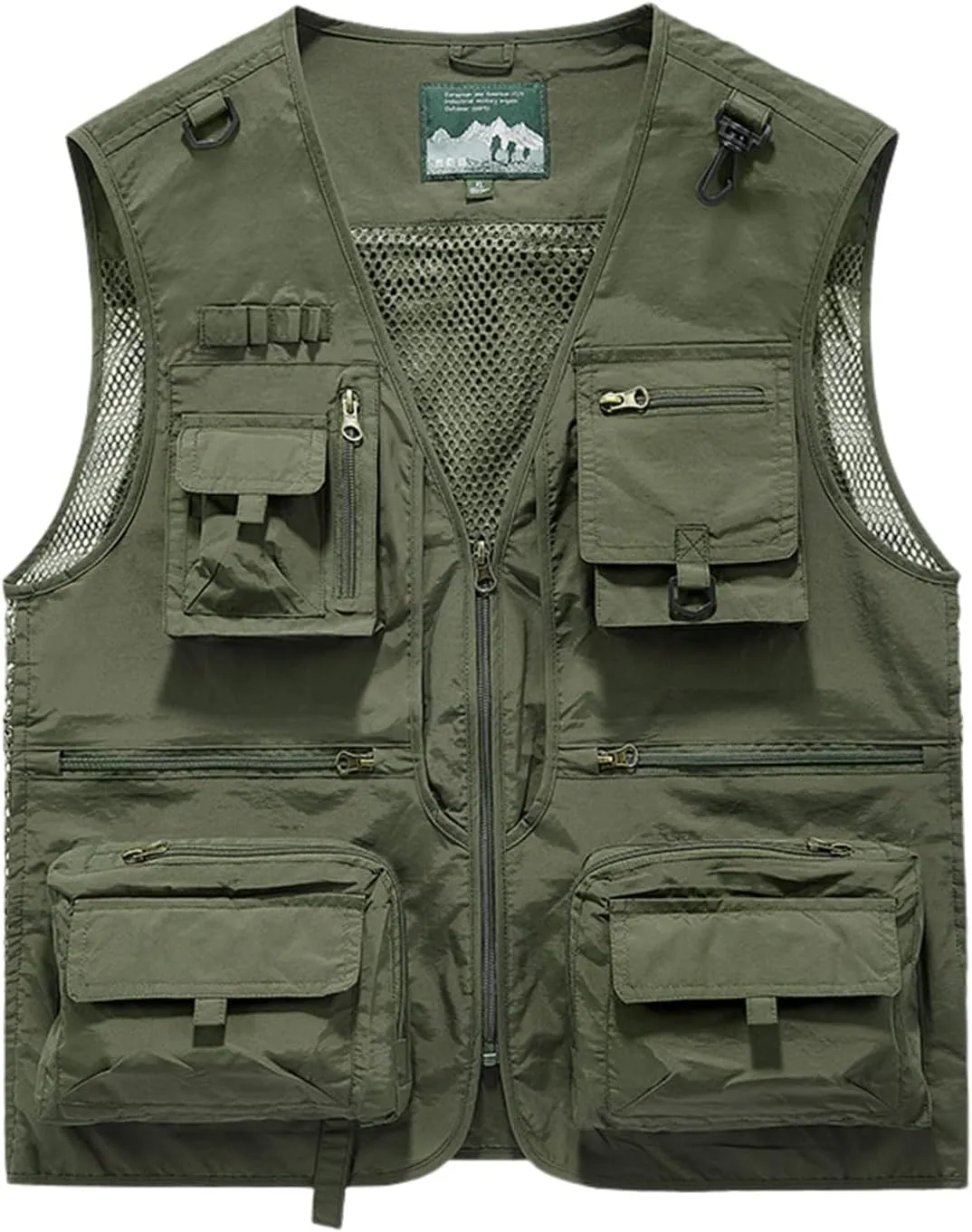 Sobrisah Outdoor Fishing Vest Safari Photography Work Outerwear Vests Family Matching Travel,12Years - Adult XXL