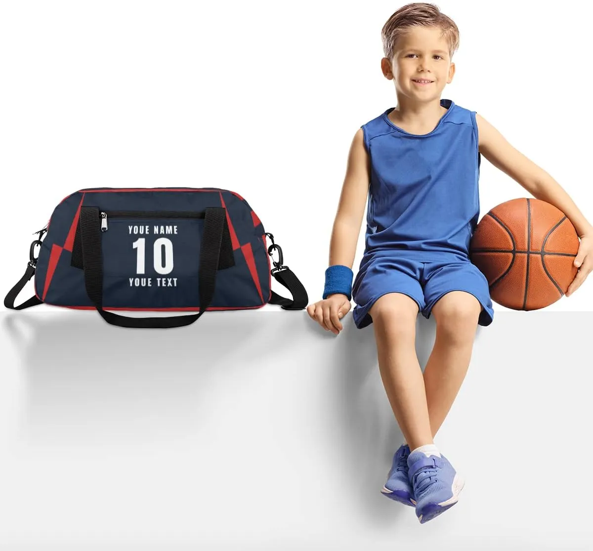 Soccer Kids Duffel Bag for Girls Boys Teens, World Cup Soccer Overnight Small Duffel Bag Carry On Weekend Sports Gym Travel Bag for Campus Activities
