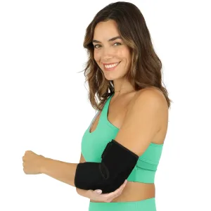 Soft Elbow Pad For Bursitis & Elbow Tendonitis Relief Wrap | Padded Compression Sleeve for Bursitis | Tendonitis Relief Wrap Pads | Tennis Elbows Brace for Women Men | Arm Cushion Brace | Small / Med