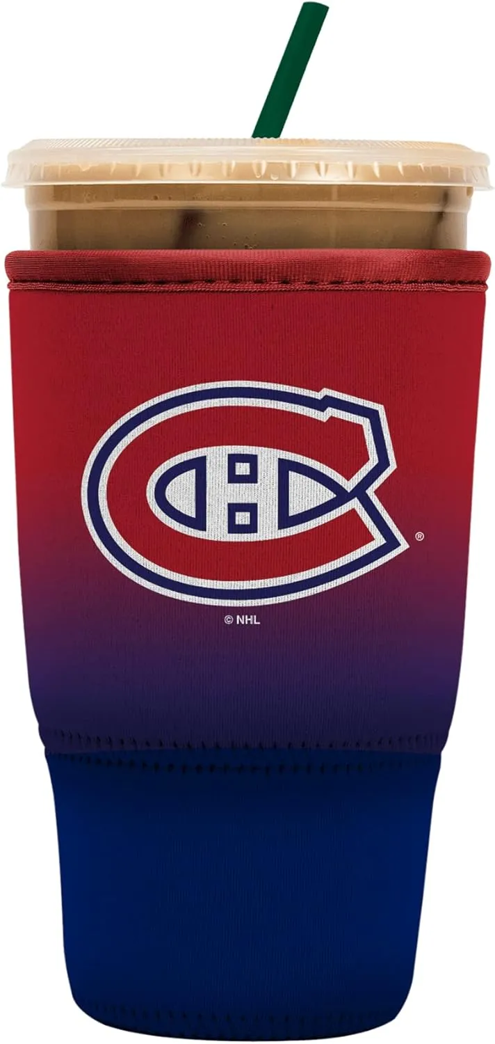 Sok It JavaSok NHL Iced Coffee & Cold Soda Insulated Neoprene Cup Sleeve (Montreal Canadiens, Large: 30-32oz)
