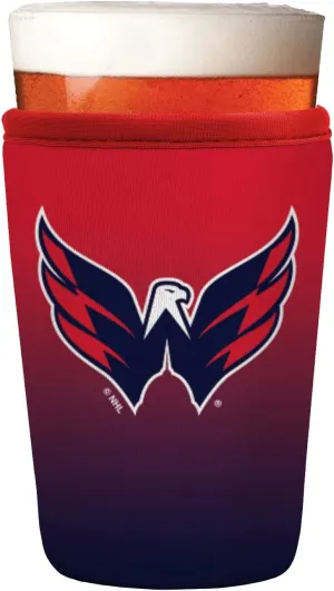 Sok It PintGlassSok NHL Beer Glass Sleeve Insulated Neoprene Cover (Washington Capitals, Pint Glass Sleeve)