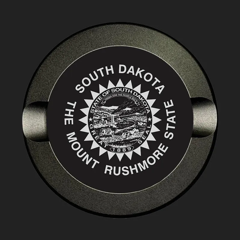 South Dakota State Flag Anodized