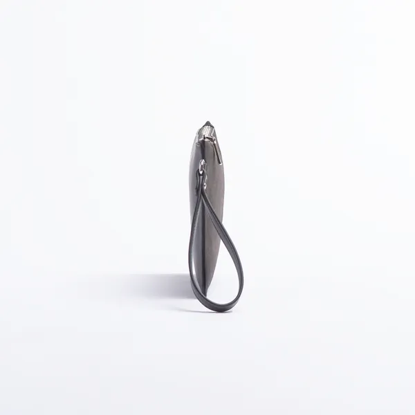 Split Wallet Wristlet - Steel