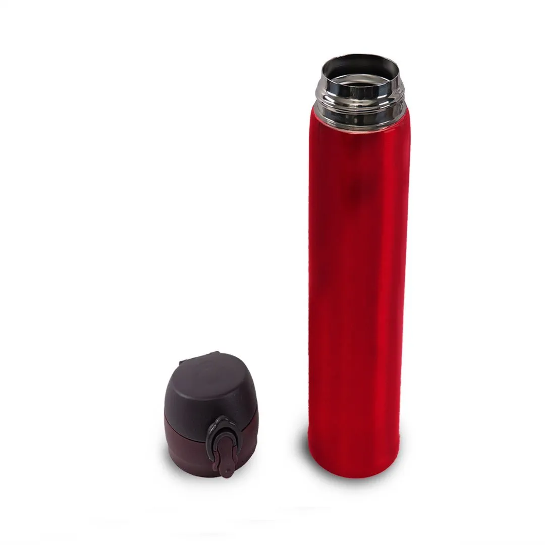 Stainless Steel Thermos Flask, Red - 500 ml