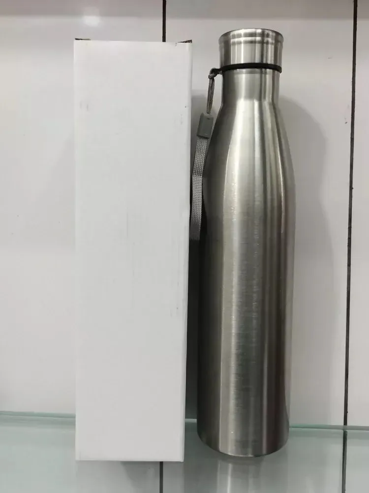 Stainless Steel Water Bottle - Cylindrical (1Ltr)