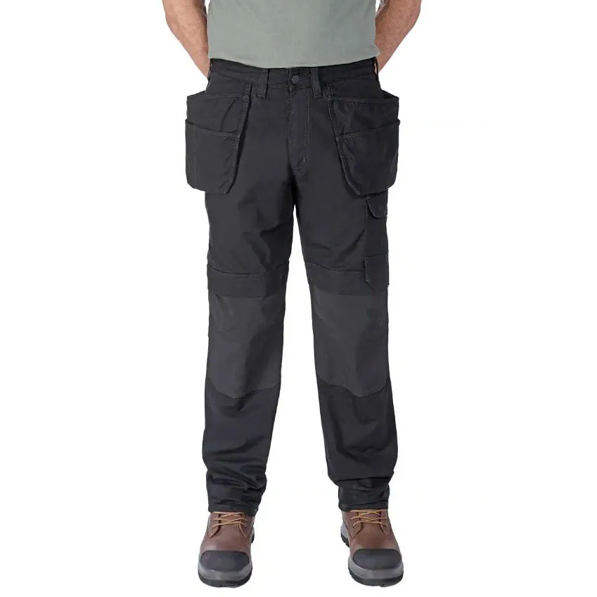 STEEL RIPSTOP MULTI-POCKET WORK PANTS Black
