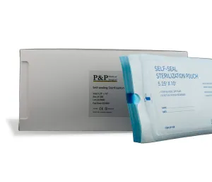 Sterilization Pouches 5.25”x10” Self-Sealing Autoclave Bags with Indicators for Professional Surgical Instrument Cleaning Case of 2000
