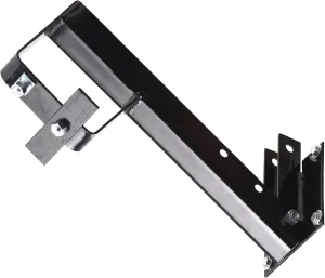 Stromberg Carlson TR-2 Folding Spare Tire Carrier for RV – Heavy Duty Trailer Spare Tire Mount for 4" Square Bumpers, Fits 15" & 16" Wheels, RV Bumper Mount, Trailer Spare Tire Bracket, Black Finish
