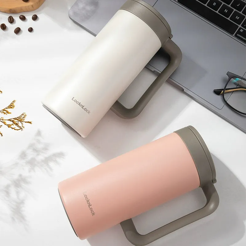Stylish Stainless Steel Thermos Mug - Keep Your Drinks Cold