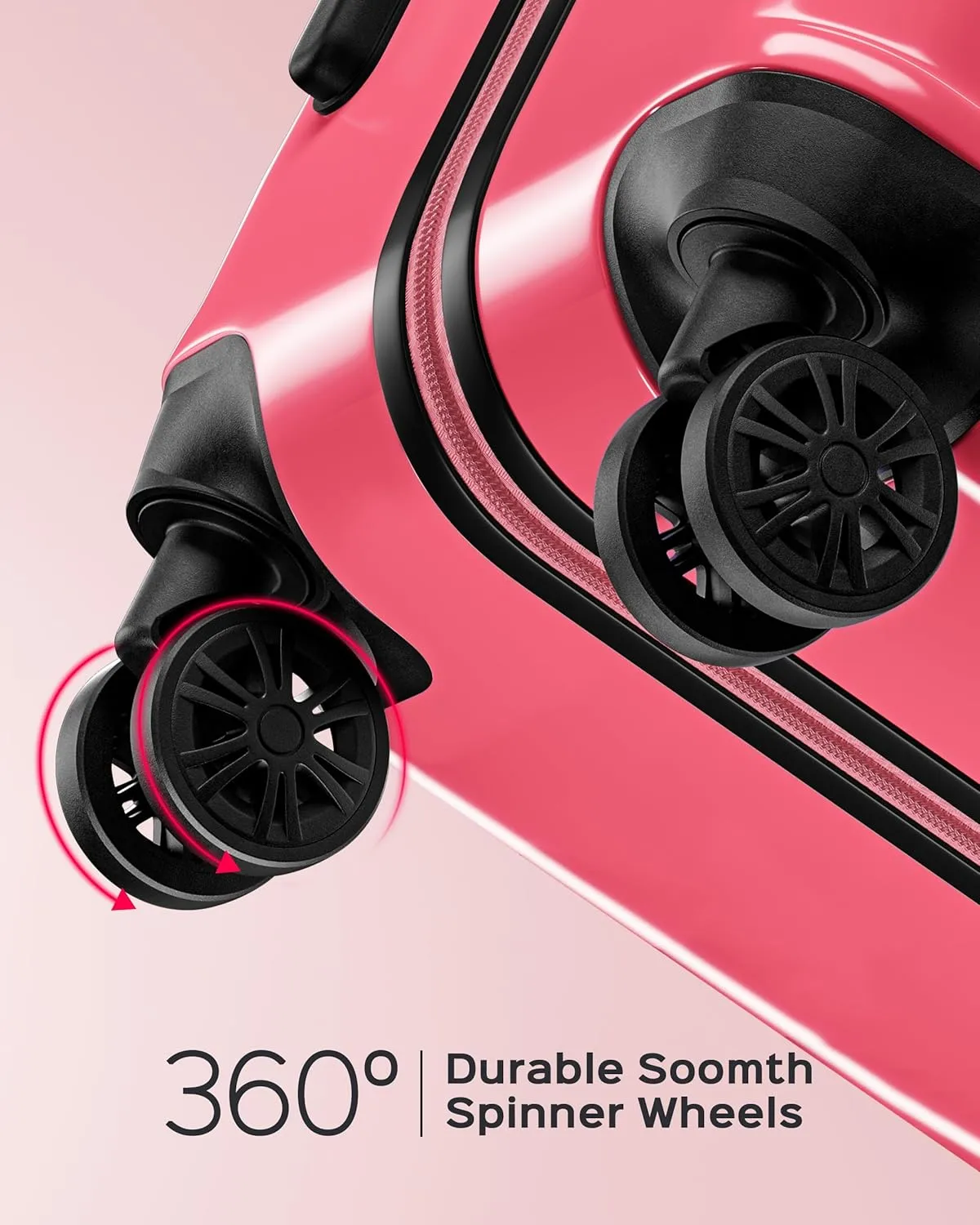 Suitour Luggage Sets with Spinner Wheels TSA Lock, 20/28 Luggage sets 2 piece for Travel