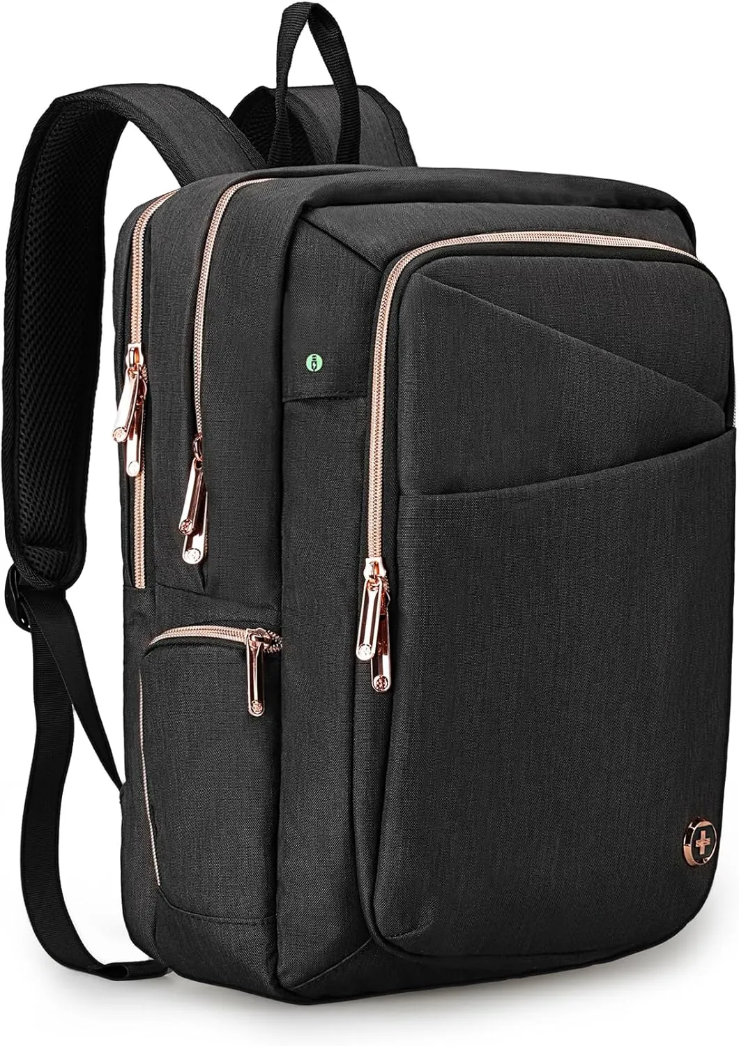 Swissdigital Design Business Laptop Backpack For Women,With USB Charging Port Computer Work Backpack,Fits 15.6 Inch Laptop Travel Casual Backpack,Black | KATY ROSE
