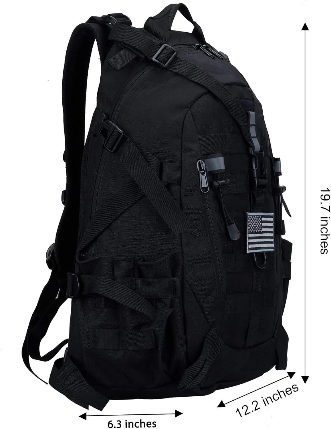 Tactical Backpack Military Molle Bag Camping Trekking Fishing Gym Traveling Motorcycle Hiking Daypack