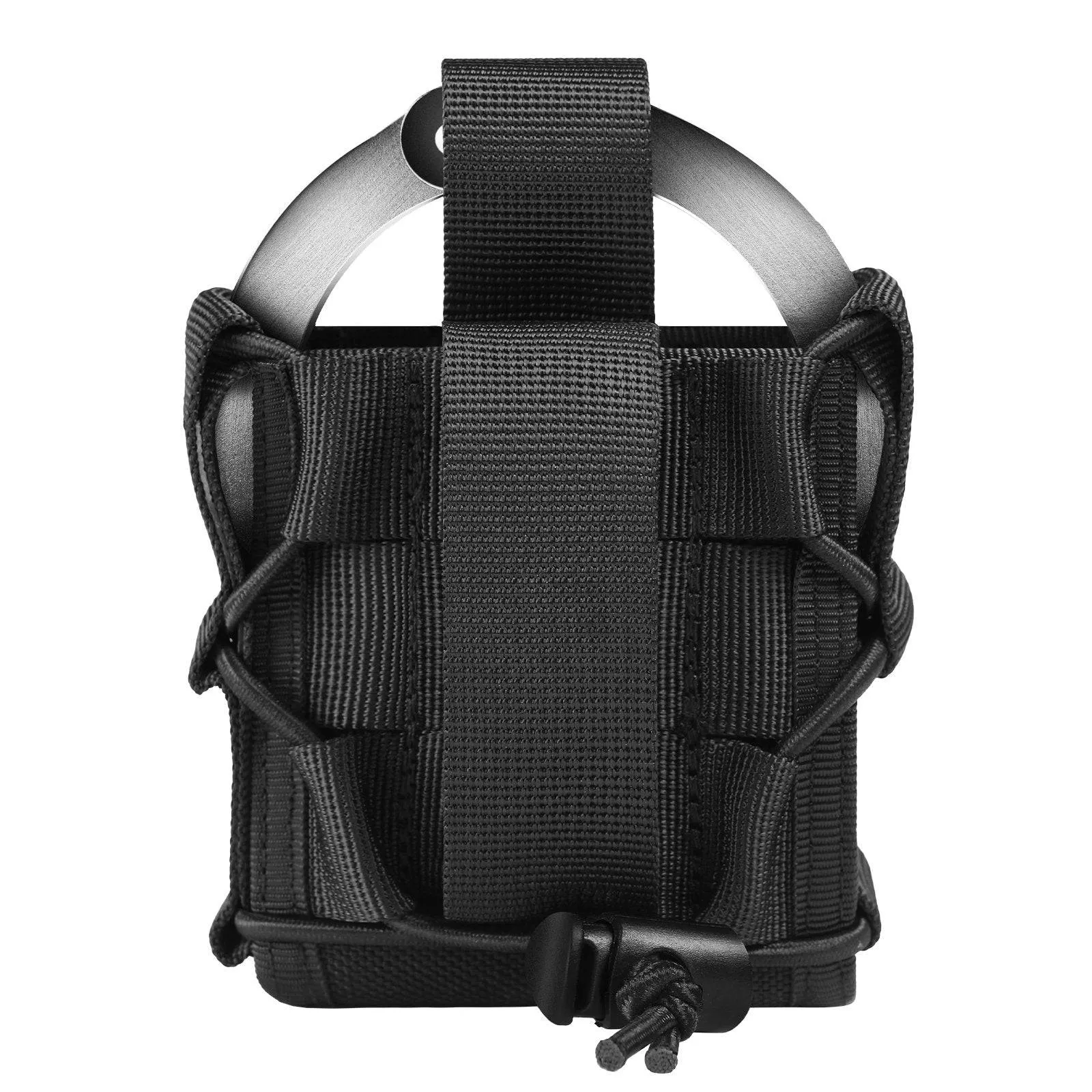 Tactical Open-Top MOLLE Handcuff Holster Pouch with Secure Fastening