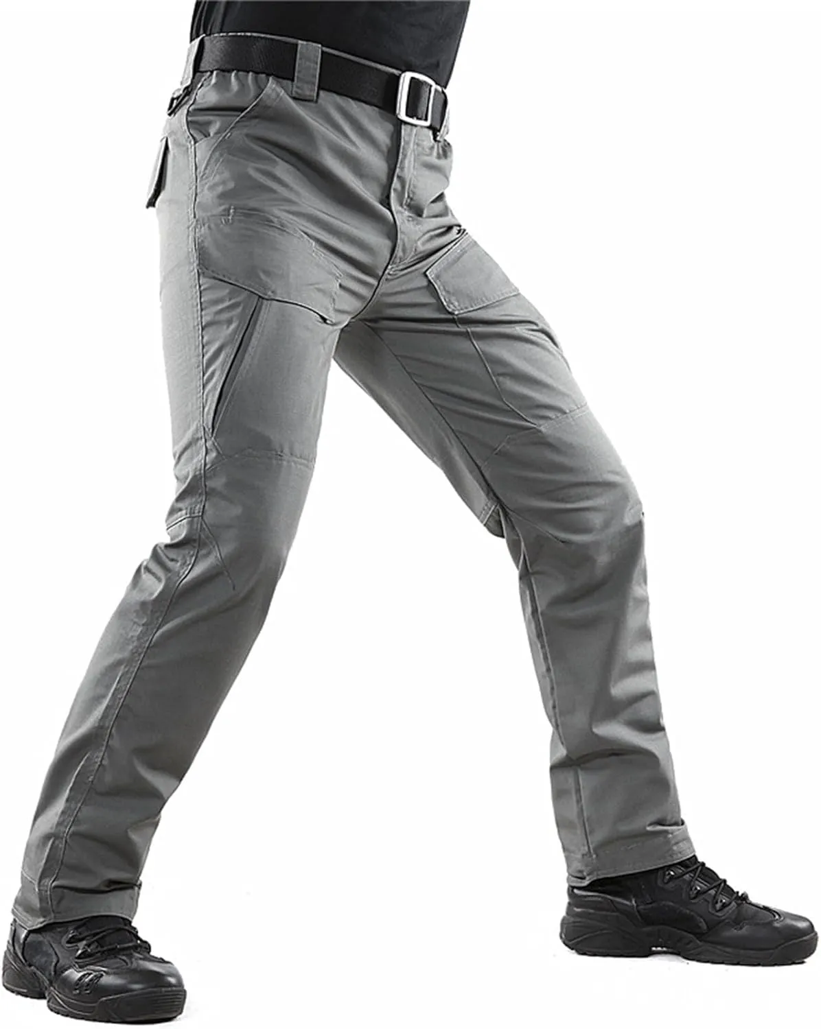 Tactical Pants for Men Stretch Ripstop Waterproof Utility Cargo Hiking Pants Relaxed Fit Work Pant Outdoor with Pockets