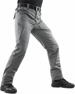 Tactical Pants for Men Stretch Ripstop Waterproof Utility Cargo Hiking Pants Relaxed Fit Work Pant Outdoor with Pockets
