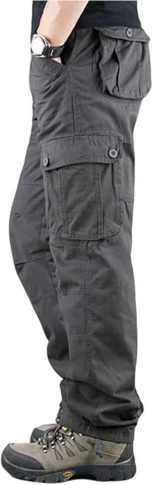 Tactical Pants for Men Stretch Ripstop Waterproof Zipper Cargo Hiking Pants Breathable Work Pant Hunting with Pockets