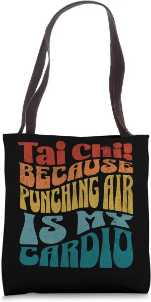 Tai Chi questionable mood, funny sarcastic Vintage Yin Yang Tote Bag