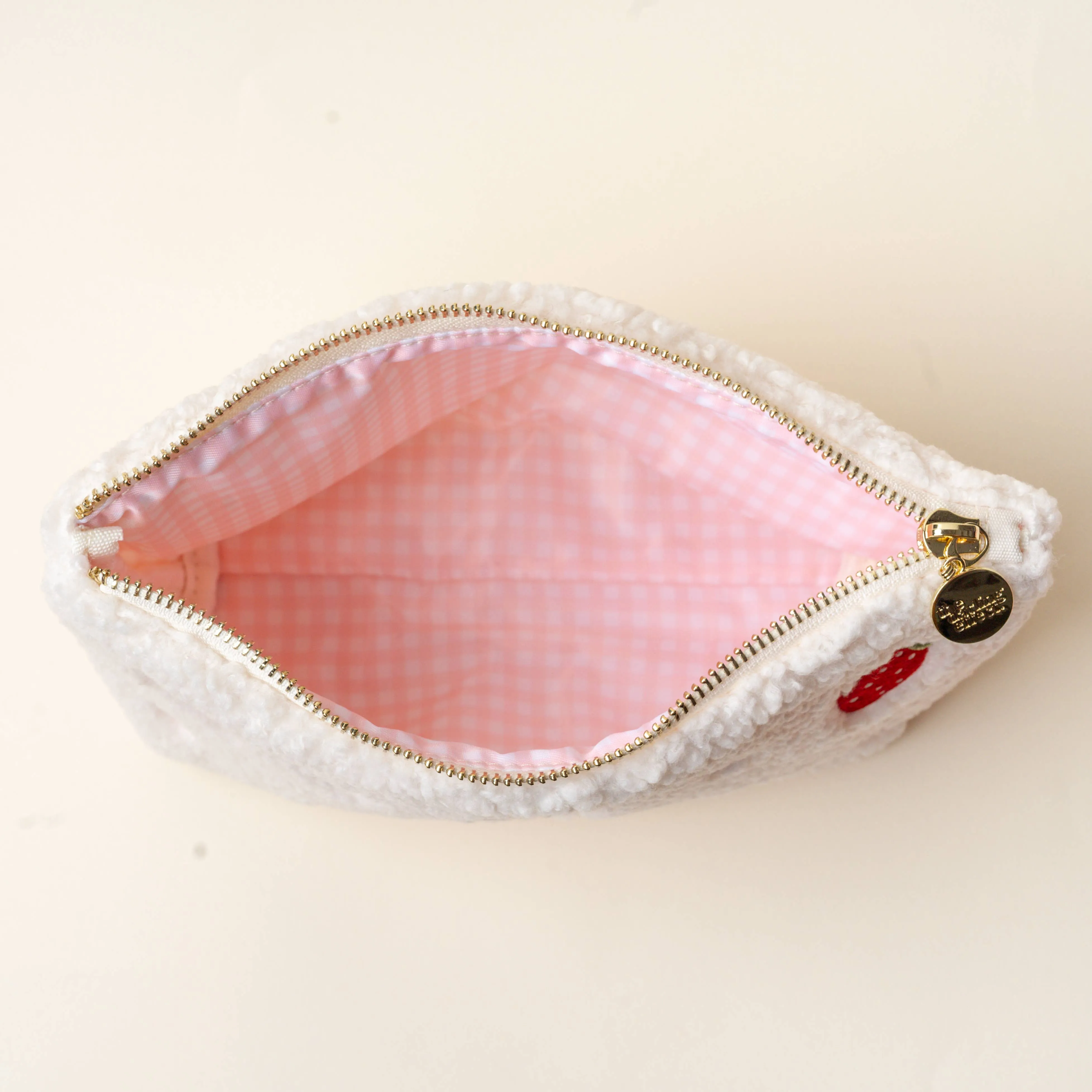 Teddy Pouch-Strawberry Fields