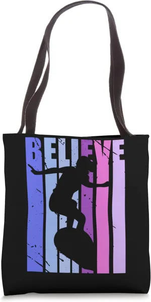 Teen Surfing Birthday Warm Ups Surf Mom Team Tote Bag