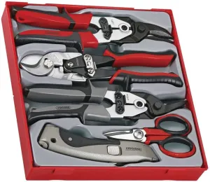 Teng Tools 5 Piece Cutting Tool Set - TTDCT05, Silver