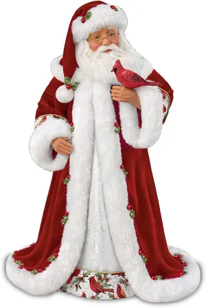 The Ashton-Drake Galleries Karen Vander Logt Winter Blessings Musical Santa Doll