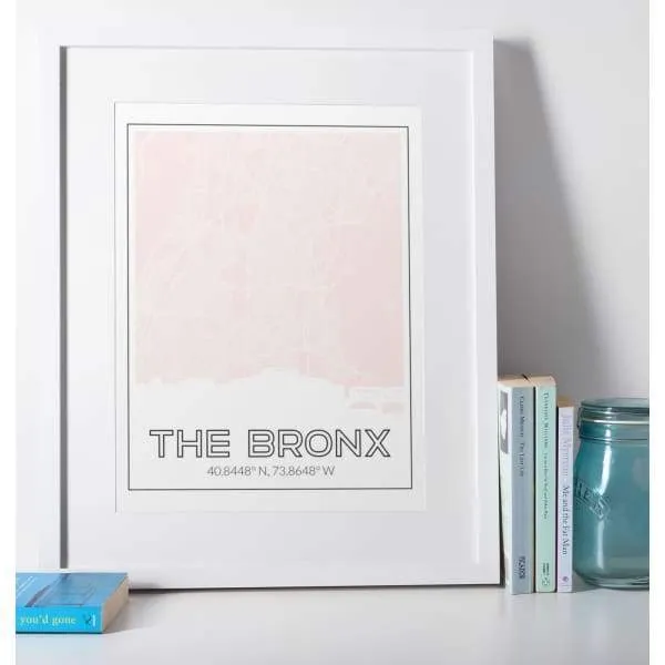 The Bronx, New York road map and skyline | Handshake