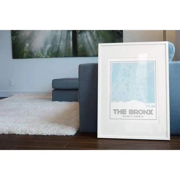The Bronx, New York road map and skyline | Handshake