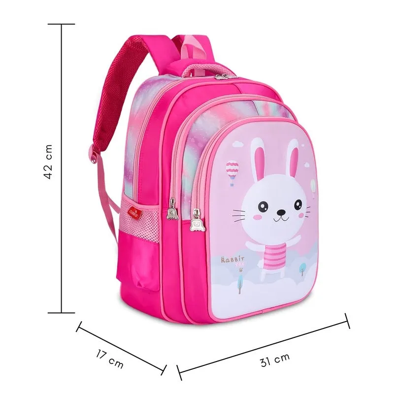 THE CLOWNFISH Kidventure Series Polyester 23 Litres Kids Standard Backpack School Bag Daypack Sack Picnic Bag For Tiny Tots Child Age 5-7 Years (Royal Blue), 23 Litre