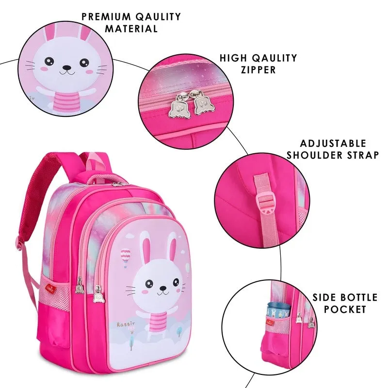 THE CLOWNFISH Kidventure Series Polyester 23 Litres Kids Standard Backpack School Bag Daypack Sack Picnic Bag For Tiny Tots Child Age 5-7 Years (Royal Blue), 23 Litre