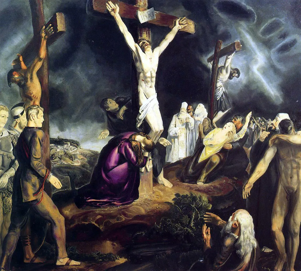 The Crucifixion by George Wesley Bellows - Art Print